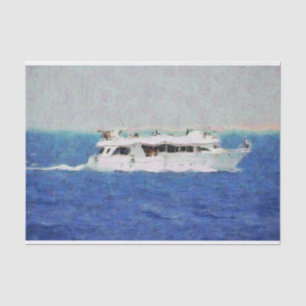 Papel De Seda Pintura de barco