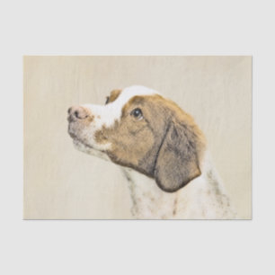 Papel De Seda Pintura de Bretaña - Arte de perros original y bon