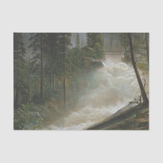 Papel De Seda Pintura de caída de Bierstadt Nevada (Anverso)