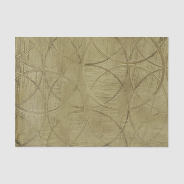 Papel De Seda Pintura de círculos vinculados de Jennifer Goldber (Anverso)