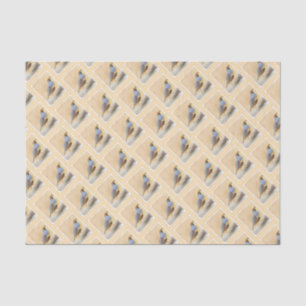 Papel De Seda Pintura de codorniz de gambrel original arte de av