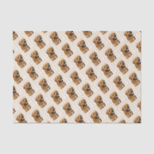 Papel De Seda Pintura de Dogue de Burdeos - Arte de perro origin