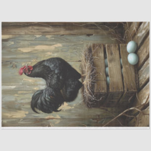 Papel De Seda Pintura de estilo americano de un desenlace de la
