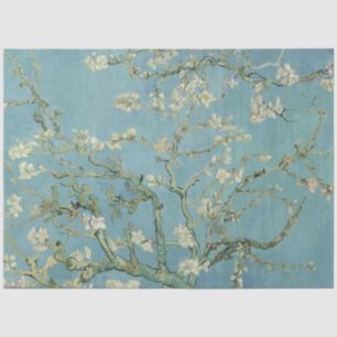Papel De Seda Pintura de flores de almendra de Van Gogh