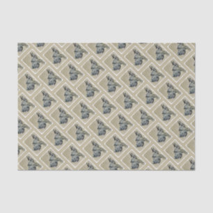 Papel De Seda Pintura de gran dano (Brindle) - Arte original del