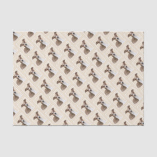 Papel De Seda Pintura de Greyhound italiana - Arte Perro Origina