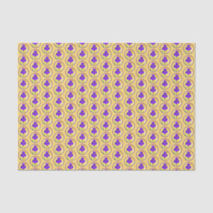 Papel De Seda Pintura de iris morado - Arte de flores original