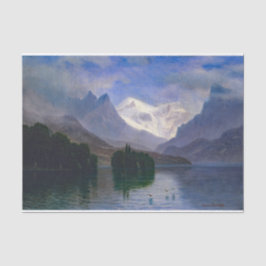 Papel De Seda Pintura de la montaña Bierstadt