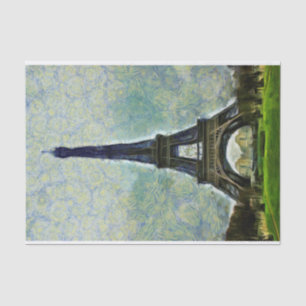 Papel De Seda Pintura de la torre Eiffel