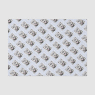 Papel De Seda Pintura de lobo irlandesa - Arte de perro original