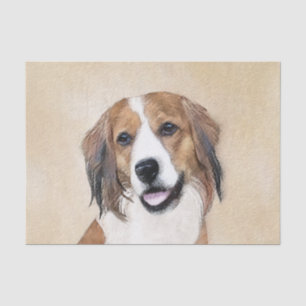 Papel De Seda Pintura de Nederlandse Kooikerhondje - Arte de per