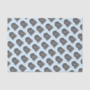 Papel De Seda Pintura de Newfoundland - Cute original Dog Art