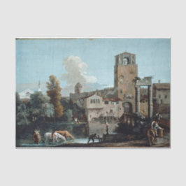 Papel De Seda Pintura de paisaje de caballos Ricci Capriccio