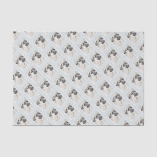 Papel De Seda Pintura de pastor anatoliano - Arte de perro origi