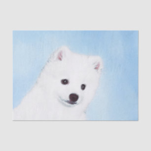 Papel De Seda Pintura de perro esquimal estadounidense - Arte de