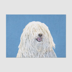 Papel De Seda Pintura de puli - Arte de perro original lindo