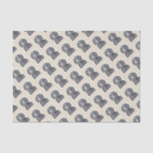 Papel De Seda Pintura de recuperación plana - Arte de perro orig