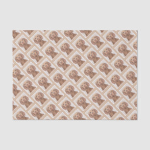 Papel De Seda Pintura de Vizsla - Arte Perro Original.