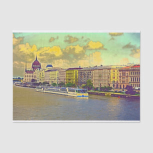 Papel De Seda Pintura del Parlamento húngaro