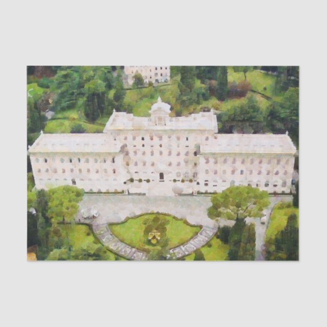 Papel De Seda Pintura del Vaticano (Anverso)