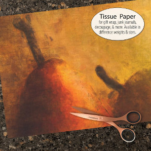Papel De Seda Pintura elegante de peras