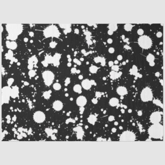 Papel De Seda Pintura en blanco y negro