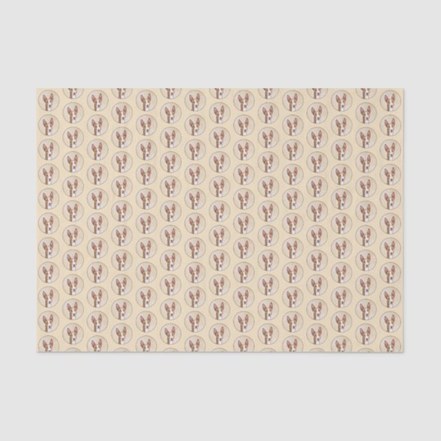 Papel De Seda Pintura enredadera ibicenca - Arte de perro origin (Anverso)