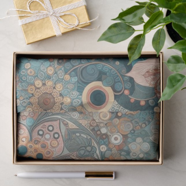 Papel De Seda Pintura floral Bella Artes de estilo Art Nouveau a (Regalo )