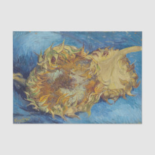 Papel De Seda Pintura floral Van Gogh Sunflowers