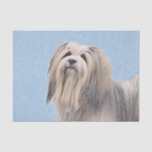 Papel De Seda Pintura Havanesa (plateada) - Arte de Perro Origin