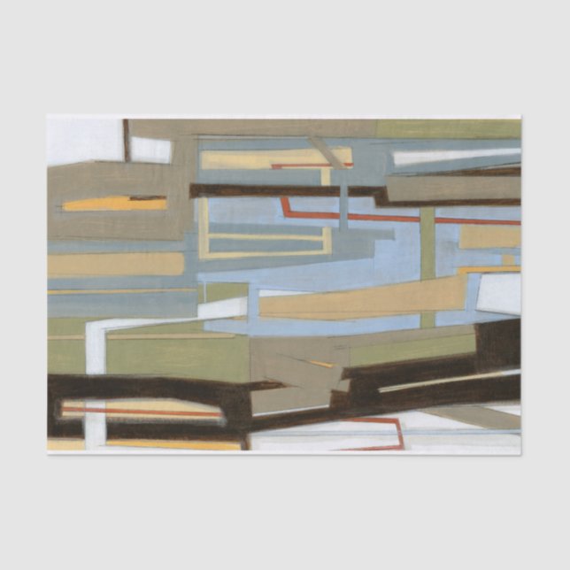 Papel De Seda Pintura libre moderna de la expresión del normando (Anverso)