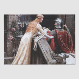 Papel De Seda Pintura medieval "Godspeed" de Edmund Blair Leigh