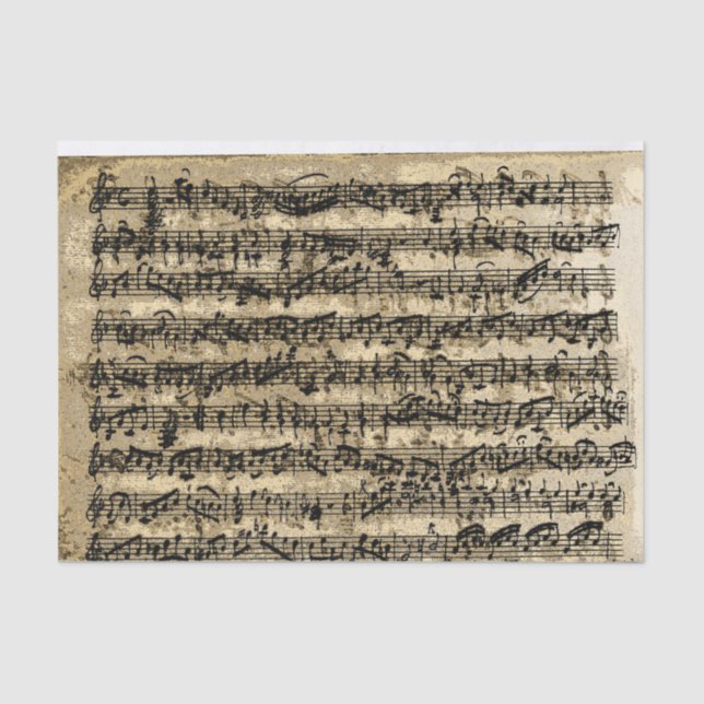 Papel De Seda Pintura musical de Hoja de Oro con problemas (Anverso)