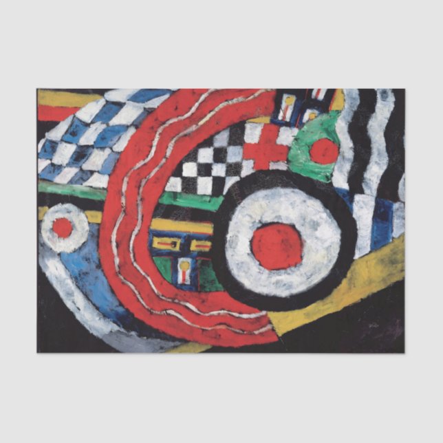 Papel De Seda Pintura no 46 de Marsden Hartley (Anverso)