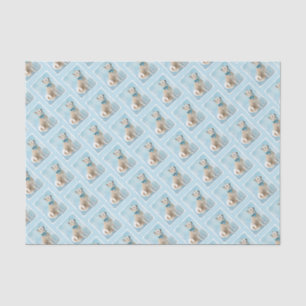 Papel De Seda Pintura noruega de Buhund - Arte original de perro