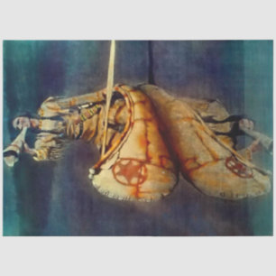 Papel De Seda Pintura occidental de N C Wyeth "La llamada de alc