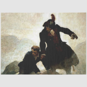Papel De Seda Pintura “Secuestrado” de NC Wyeth