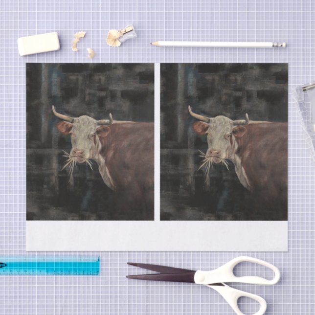 Papel De Seda Pintura Vaca DBL (Artesanía)