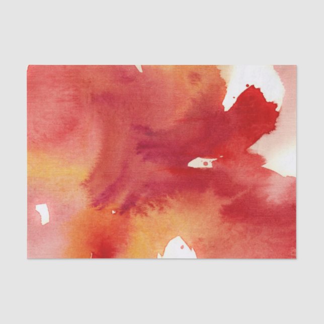 Papel De Seda Pinturas abstractas de la acuarela (Anverso)