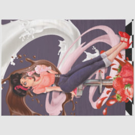 Papel De Seda Pinup Rockabilly Retro Milkshake Monday Decoupage