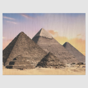 Papel De Seda Pirámides Esfinge Antiguo Egipto Faraón Keops Desi