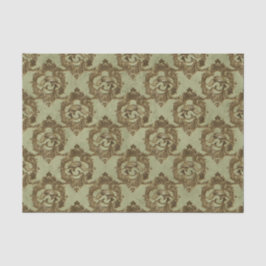 Papel De Seda Pirata nautical de peces de época