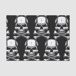 Papel De Seda Pirate Fiesta Skull