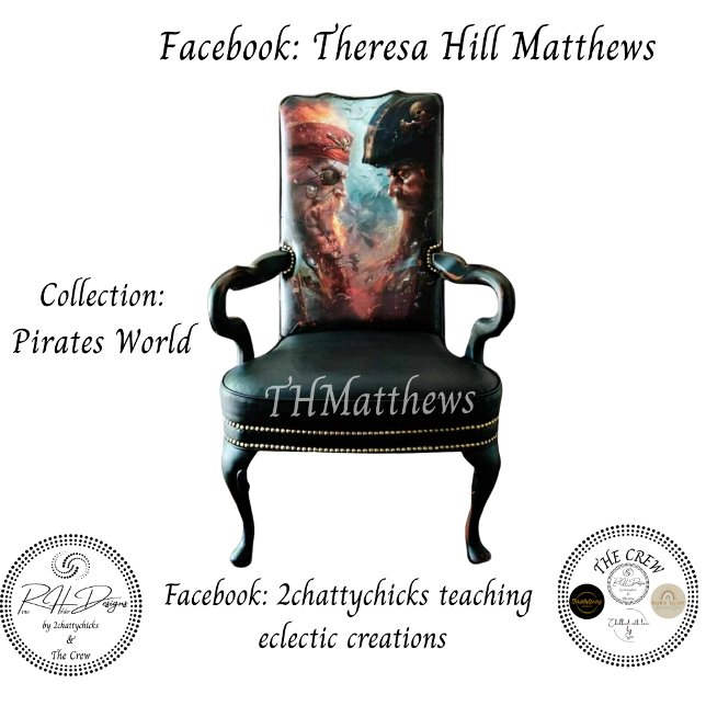 Papel De Seda Pirates in a Duel Decoupage Tissue Paper (Subido por el creador)