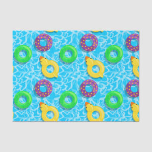 Papel De Seda Piscina llena de pisos