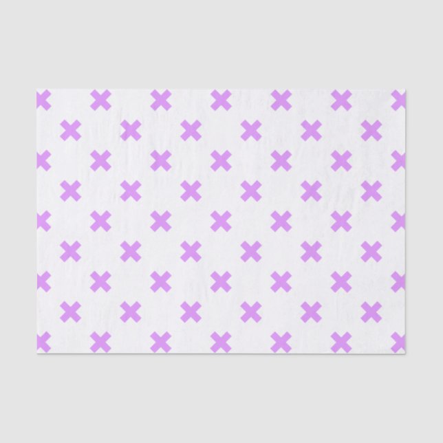 Papel De Seda Pisos cruzados de lino sobre blanco (Anverso)