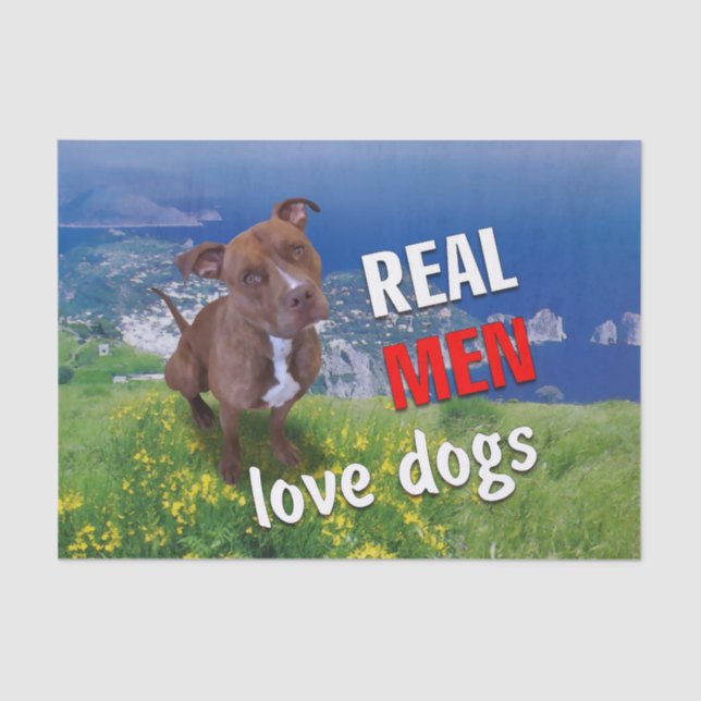 Papel De Seda Pitbull Dog (Anverso)