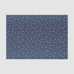 Papel De Seda Pizarra bonita estrellas azules y del blanco