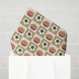 Papel De Seda Pizarra de ajedrez y naipes de Halloween Jack-o-la
