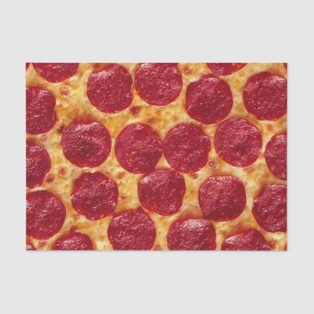 Papel De Seda pizza de pepperonis (Anverso)